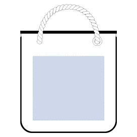 14oz 厚手キャンバスロープスクエアトート