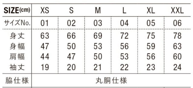 5300-01サイズ表